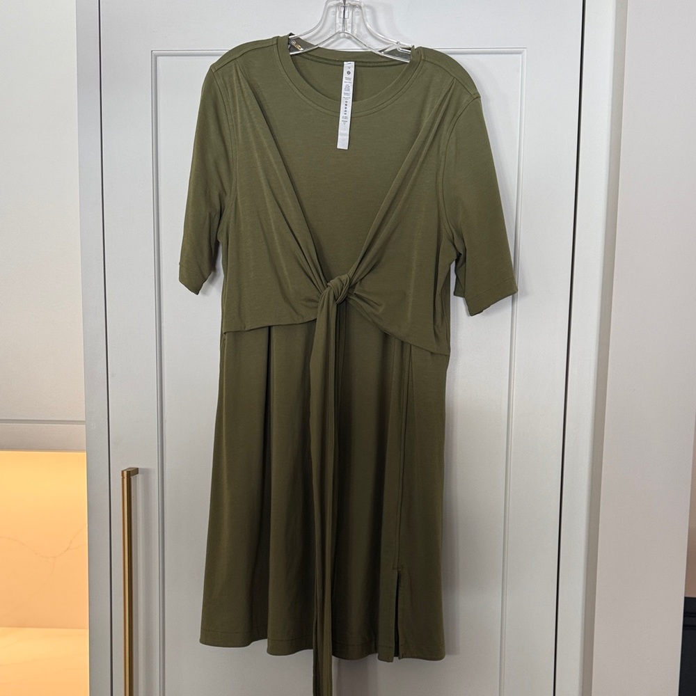 Lululemon Athletica Olive Midi Dress